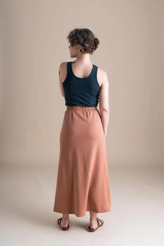 Lounge Maxi Skirt in Macaron