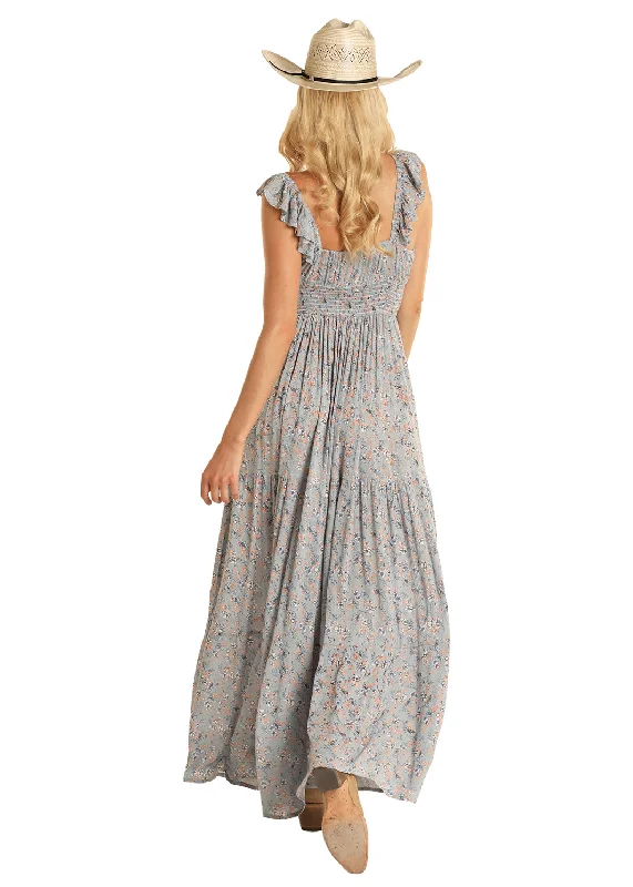 Women's Rock & Roll Cowgirl Maxi Dress #RRWRD0R17Q