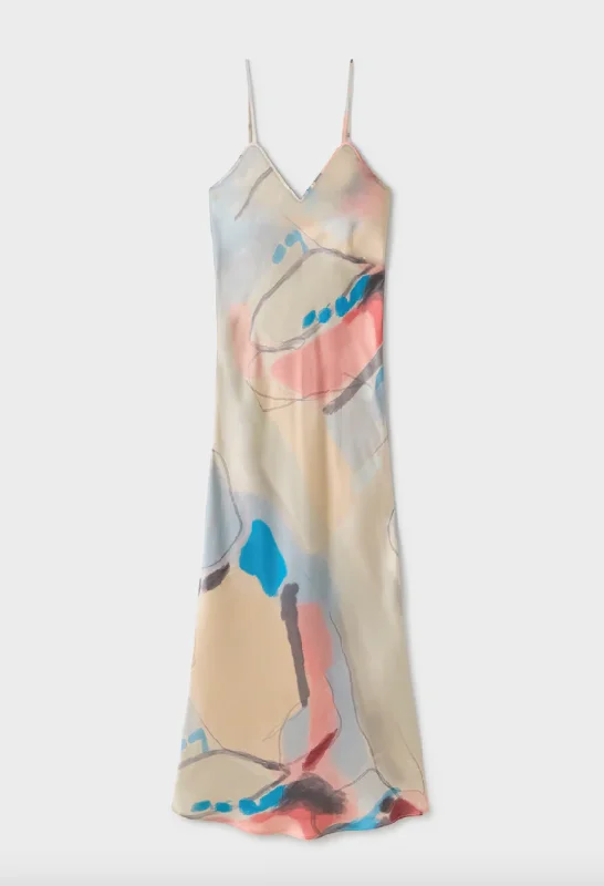 90S SLIP DRESS EXPRESSIONIST