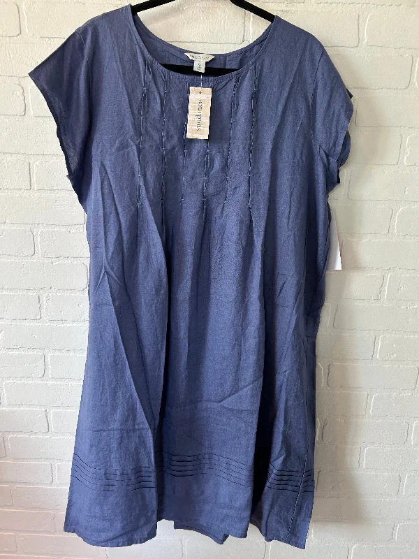 Blue Dress Casual Short Sundance, Size Xl