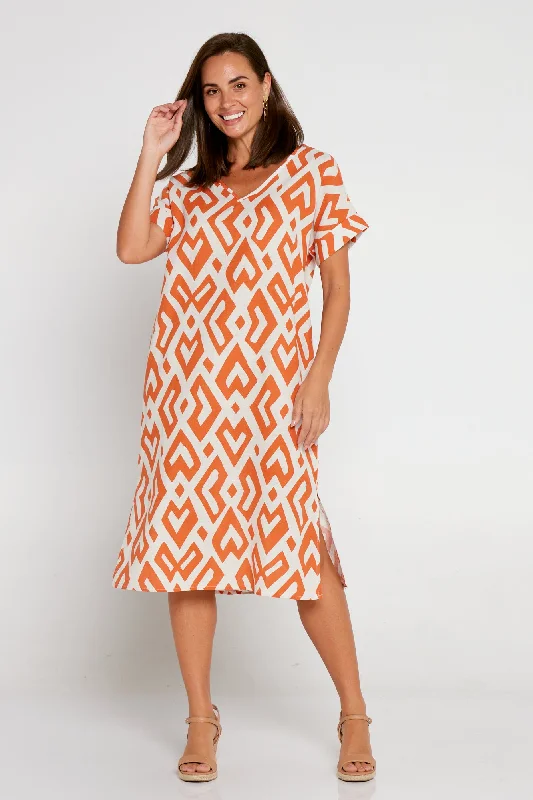 Esiteri Cotton Dress - Mango Beach