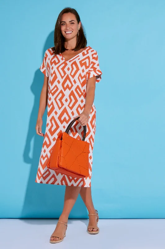 Esiteri Cotton Dress - Mango Beach