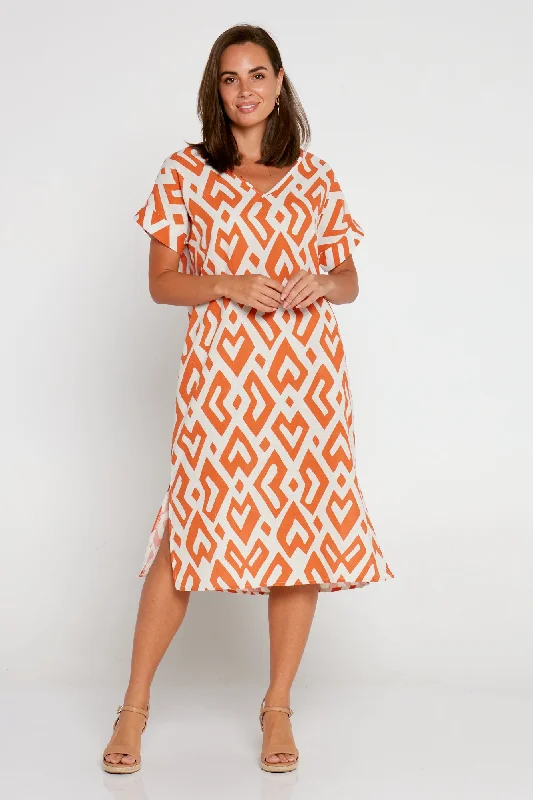 Esiteri Cotton Dress - Mango Beach