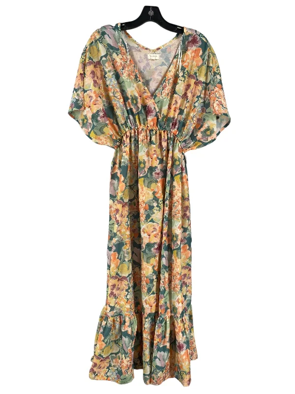 Floral Print Dress Casual Maxi World Market, Size S