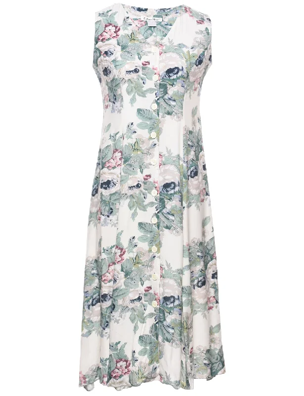 Floral Print Dress - S