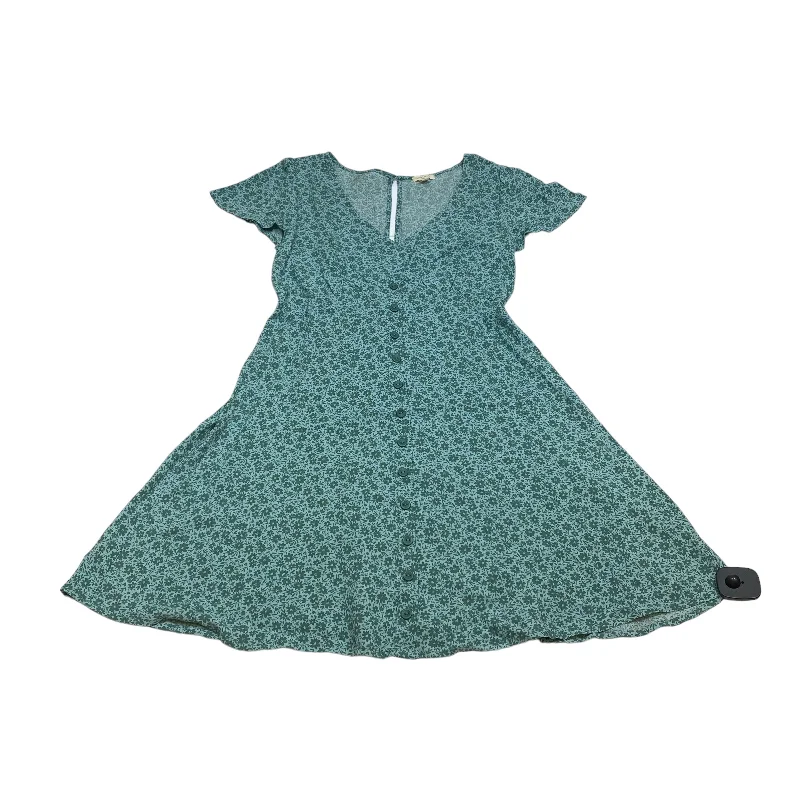 Green Dress Casual Short Clothes Mentor, Size S