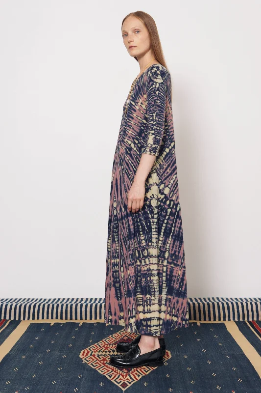 Jasper and Navy Drama Maxi Dress