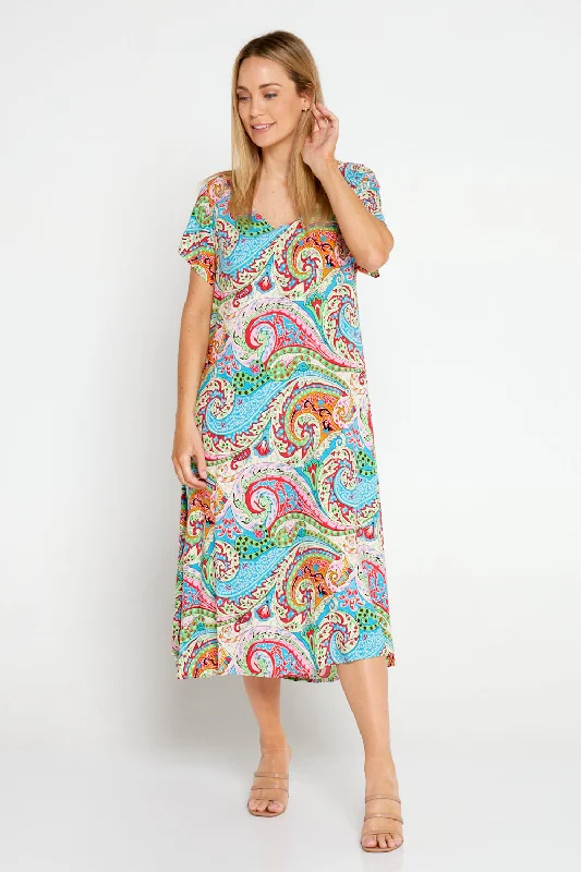 Maeve Dress - Summer Paisley