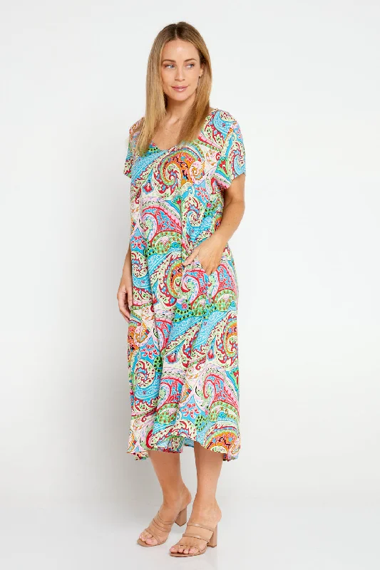 Maeve Dress - Summer Paisley