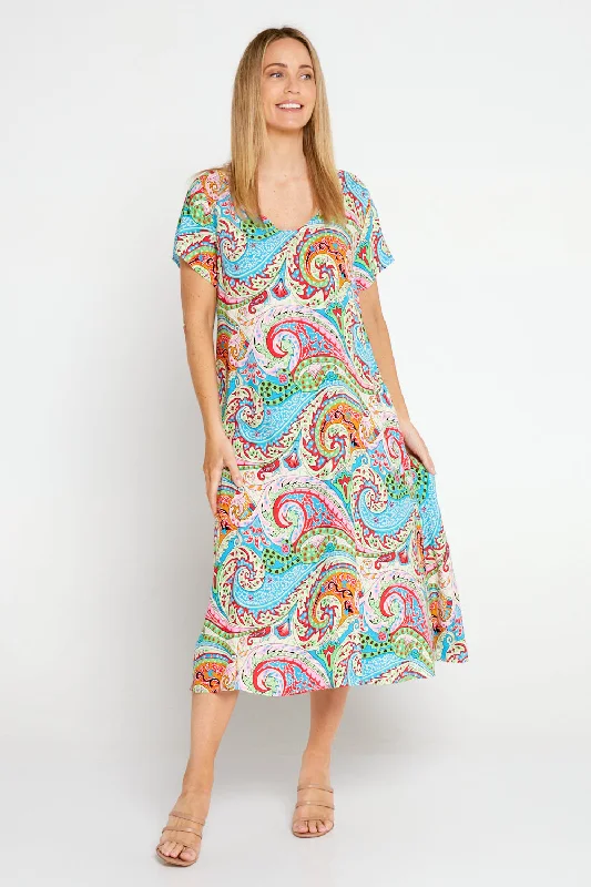 Maeve Dress - Summer Paisley