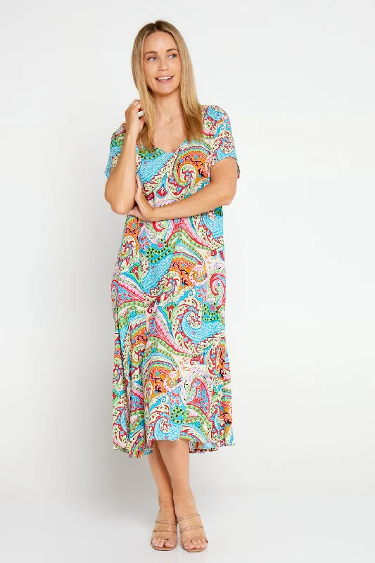 Maeve Dress - Summer Paisley