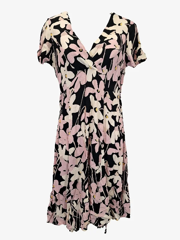 Mister Zimi Summer Floral Office Midi Dress Size 8