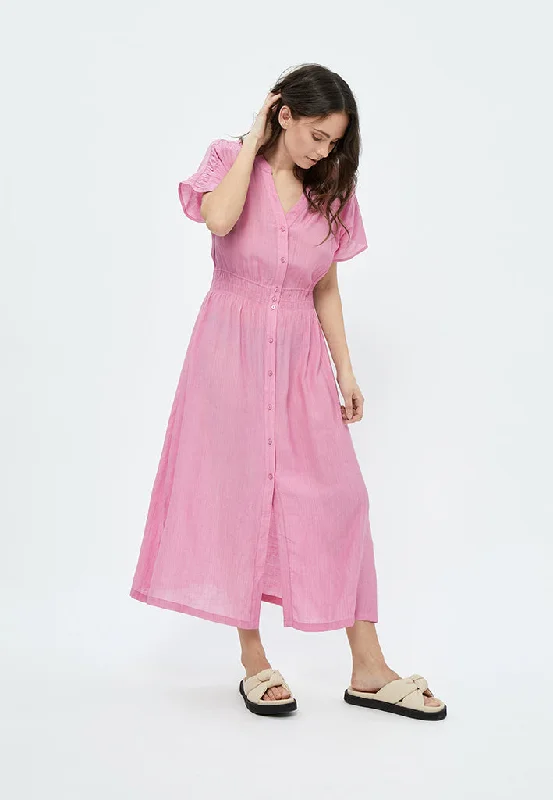 Nabatanzi Midi Dress - Shocking Pink