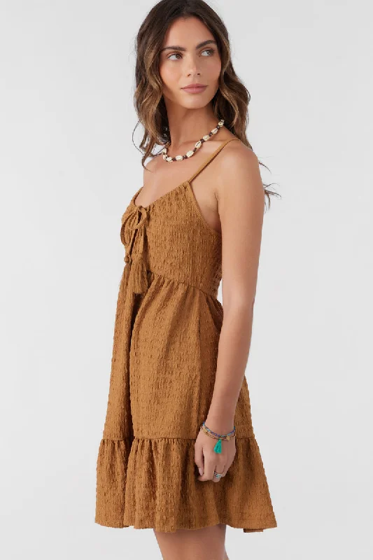 O'Neill Saige Dress-Brown Sugar