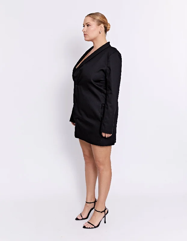 PARKS BLAZER DRESS | BLACK