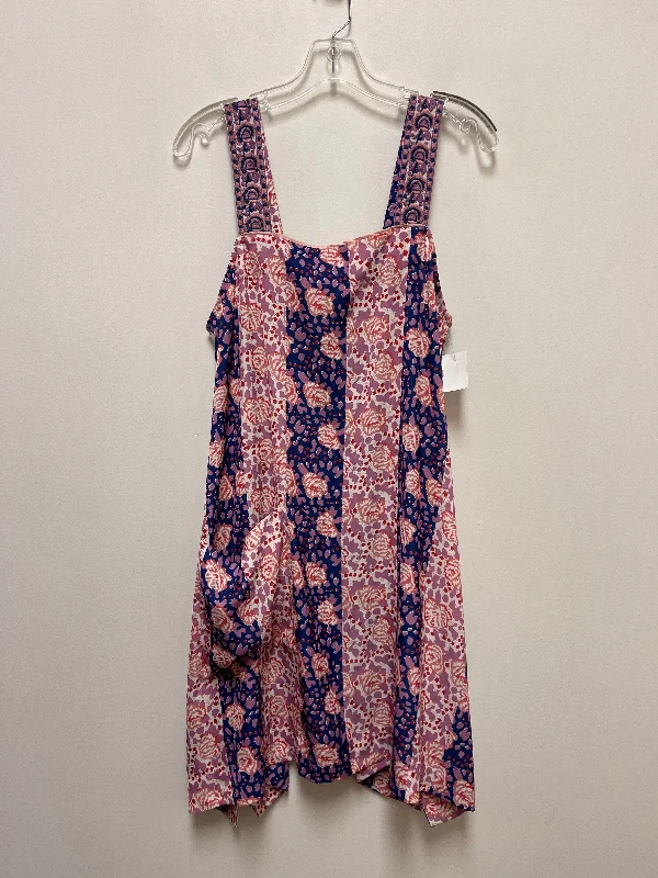 Purple Dress Casual Midi Tiny, Size S