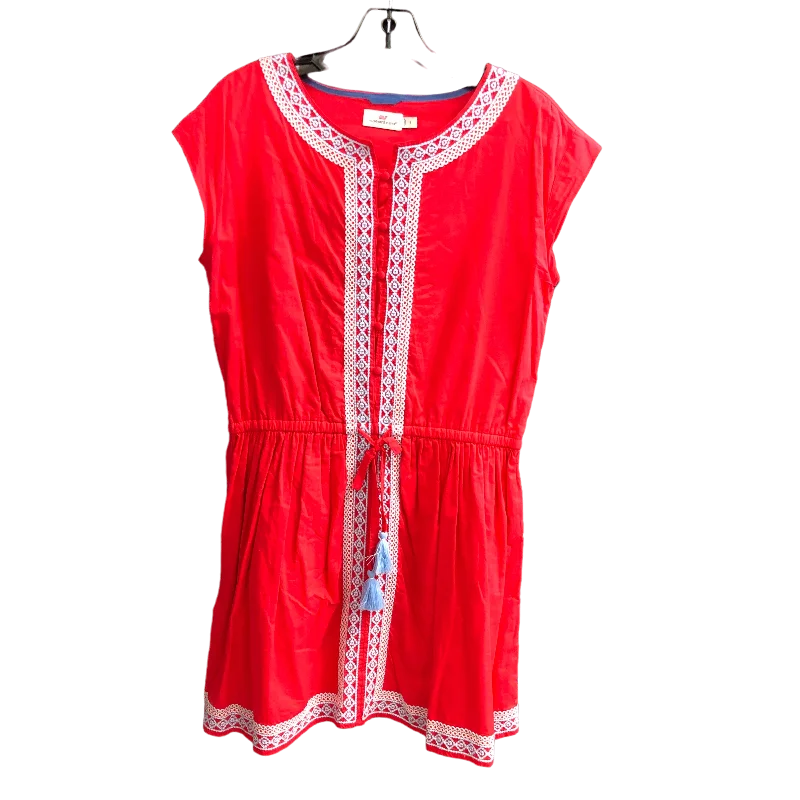 Red Dress Casual Short Vineyard Vines, Size S