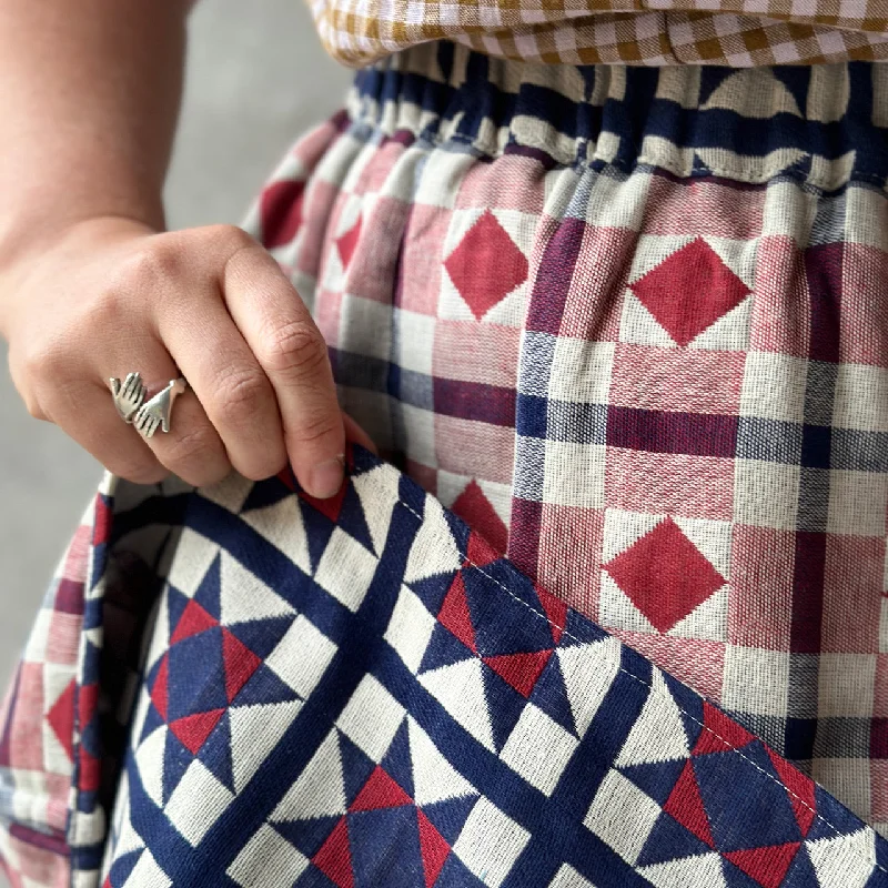 Reversible Skirt in Cotton Jacquard - Farmstead (Women)