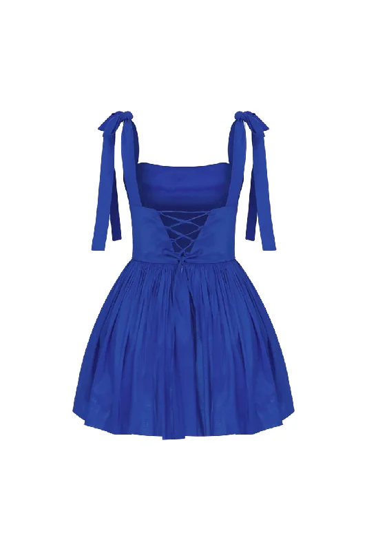 Sibby Mini Dress in Bleu