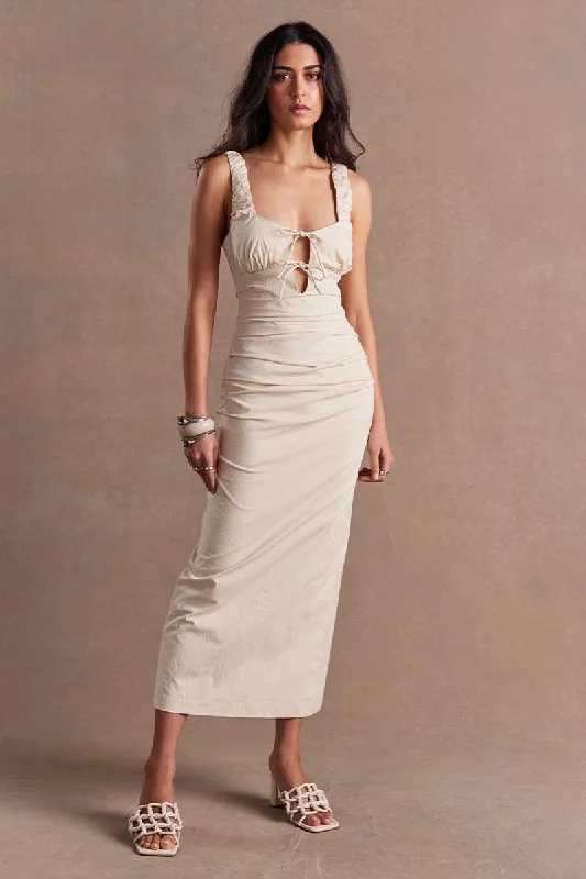 Sovere - Emara Dress in Sand