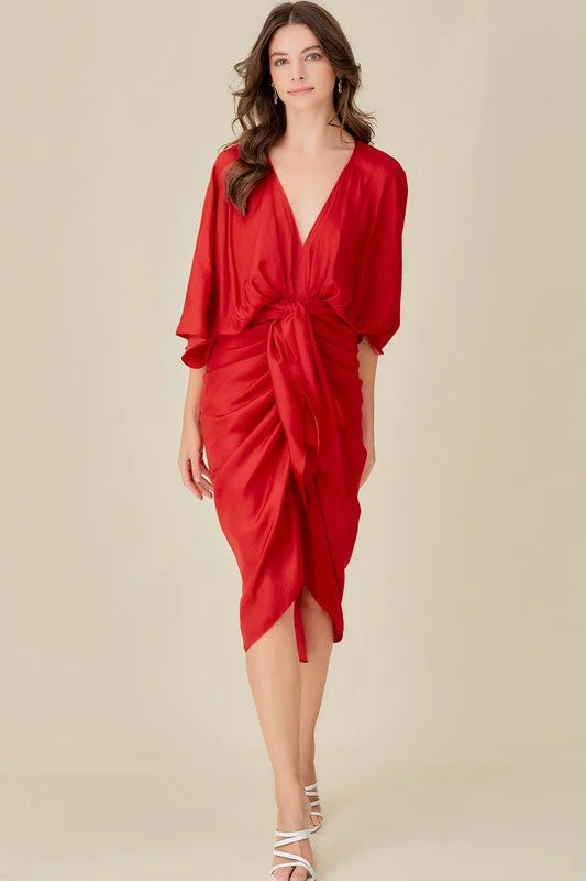 The Alex dress- Ruby Red