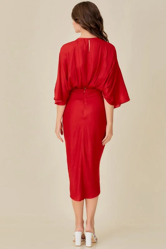 The Alex dress- Ruby Red