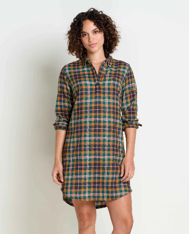 Toad & Co Re-Form Flannel Shirtdress