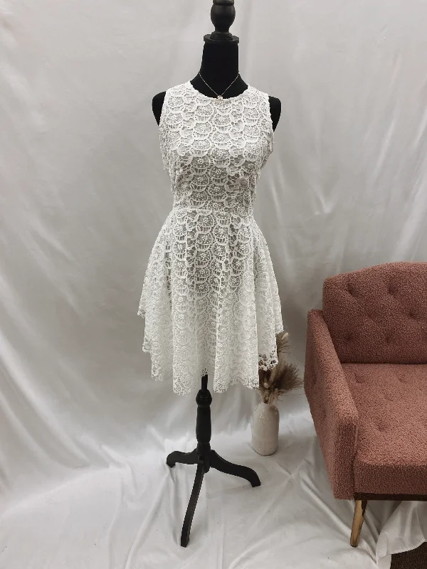 White All Over Lace Dress