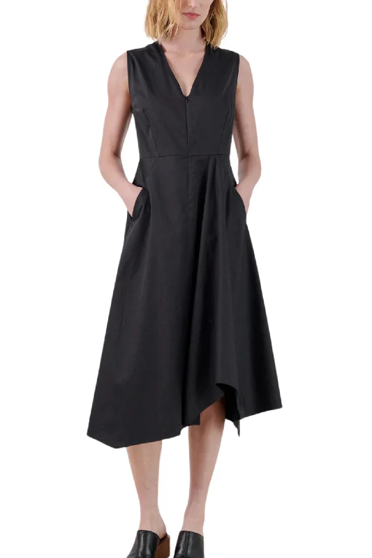 Zero Maria Cornejo Sleeveless Wave Dress