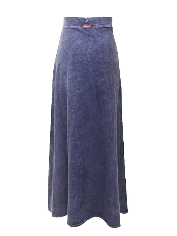 Hard Tail Angle Pocket Long Skirt RAC-18