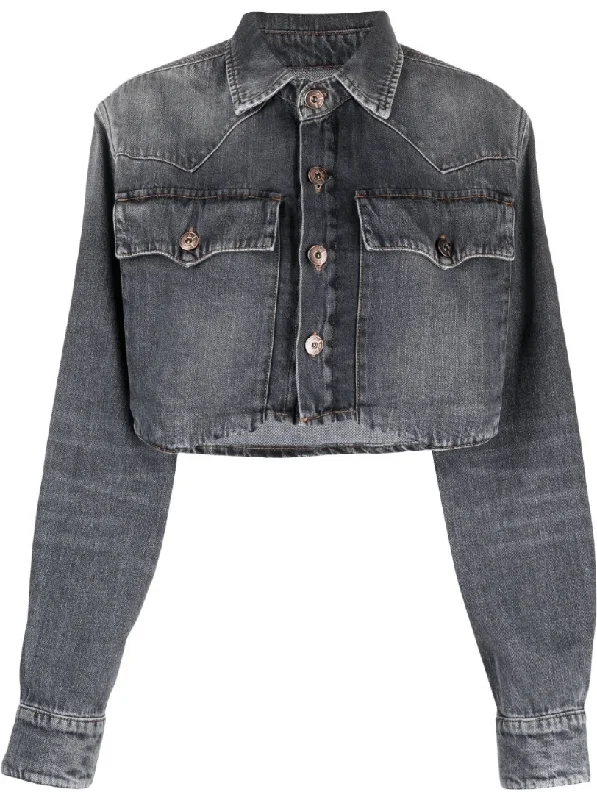 Stefy cropped denim jacket