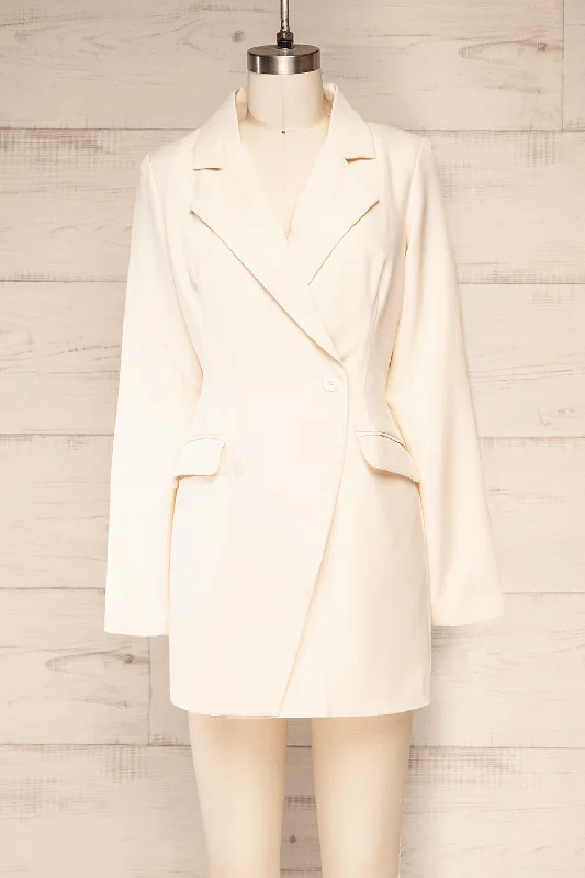 Besancon Ivory | Blazer Romper