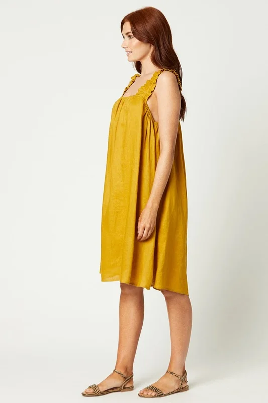 Eb & Ive - Nala Midi Dress - Honey