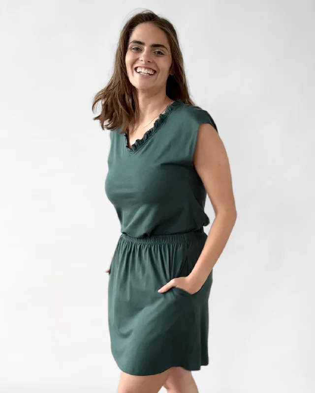 ELISE skirt in Hunter Green