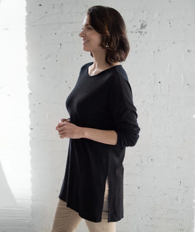 ELORA tunic in Black