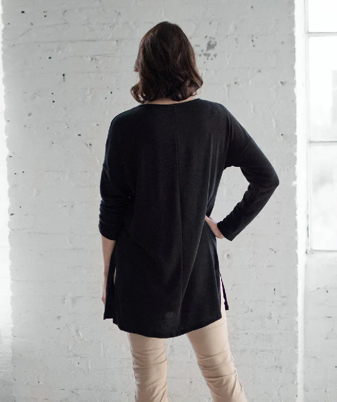 ELORA tunic in Black