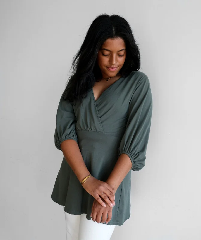 EVE tunic in Jungle Green