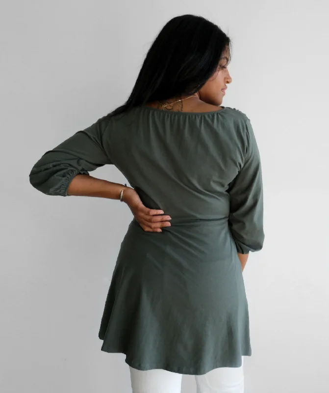 EVE tunic in Jungle Green