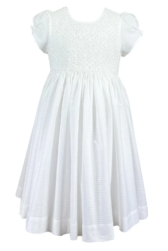 Heirloom Vintage White Clara Smocked Dress