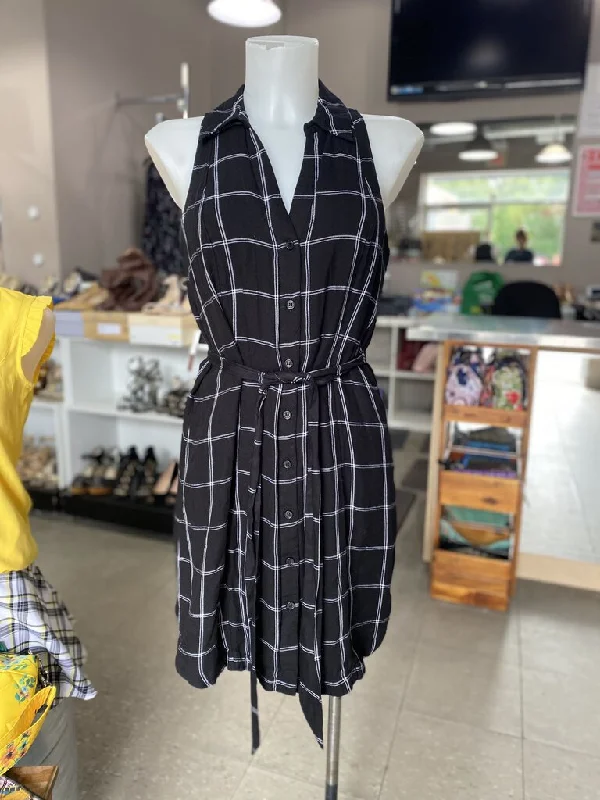 INC plaid dress 8