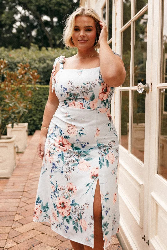 Laurel Dress - Blue Floral