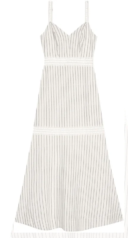 LEZ A LEZ STRIPE DRESS