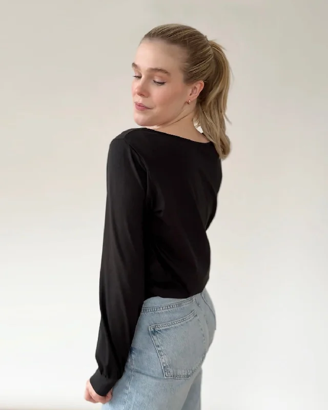 MARIE top in Black