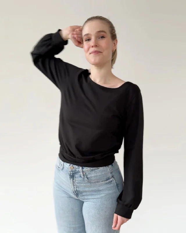 MARIE top in Black