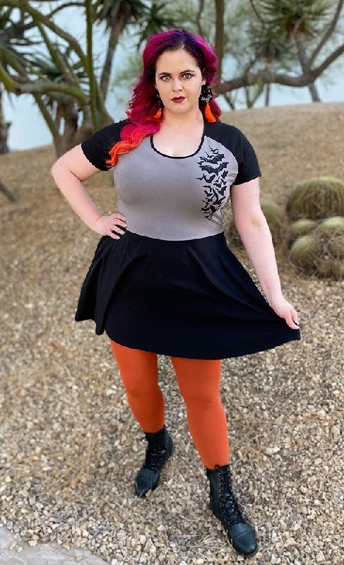 Nokturnal Bats Raglan Skater Dress (Only Large Left!)