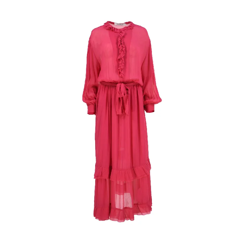 Simona Corsellini Women's Long Pink Dress