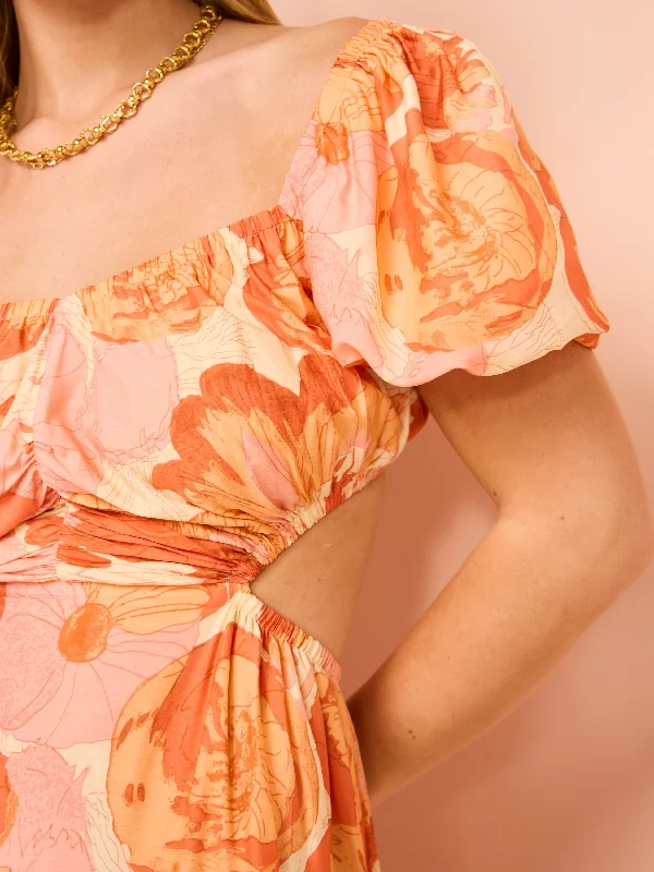 Peony Forever Maxi Dress in Paloma