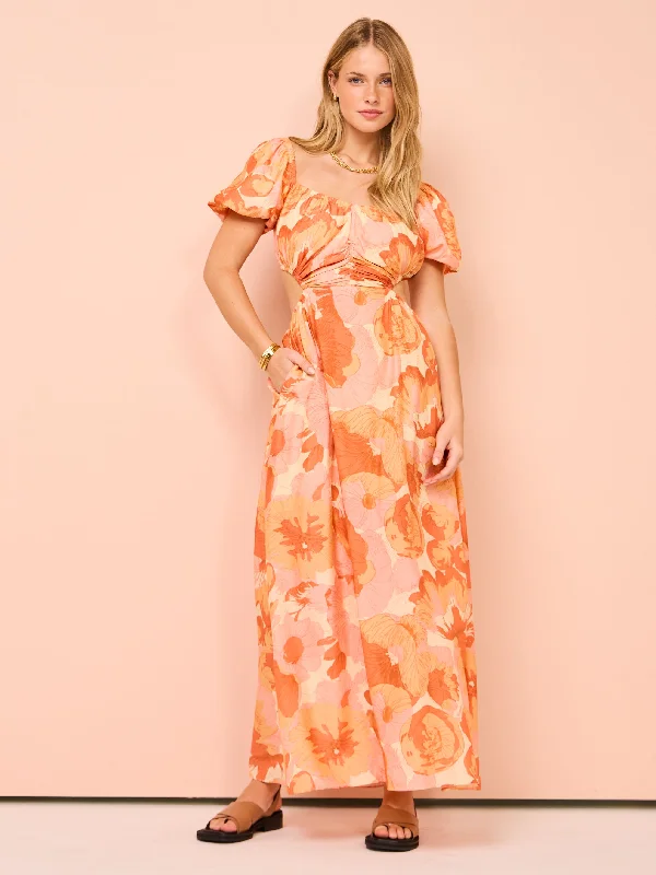 Peony Forever Maxi Dress in Paloma