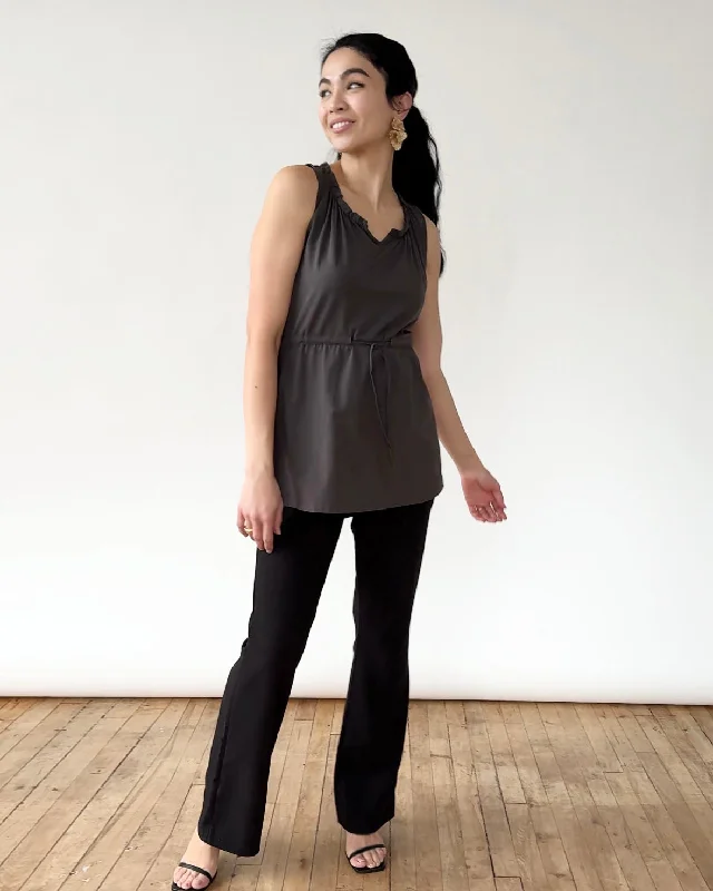 ROXANA tunic in Charcoal