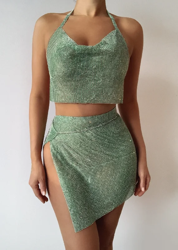 THE IRINI DIAMANTE SET GREEN